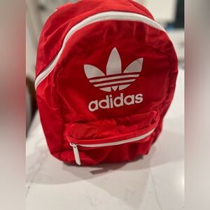 Adidas red mini backpack